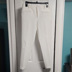 Women's Club Marco White Waffle Knit Pants 4
